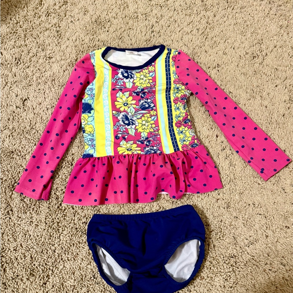 Ricrac and ruffles swim